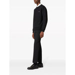 Valentino Black Cotton Sweater VA-14239-XL