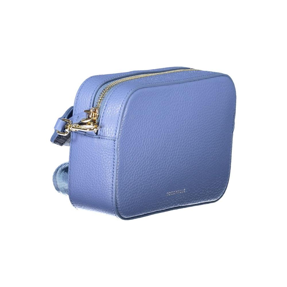 Coccinelle Light Blue Leather Women Handbag