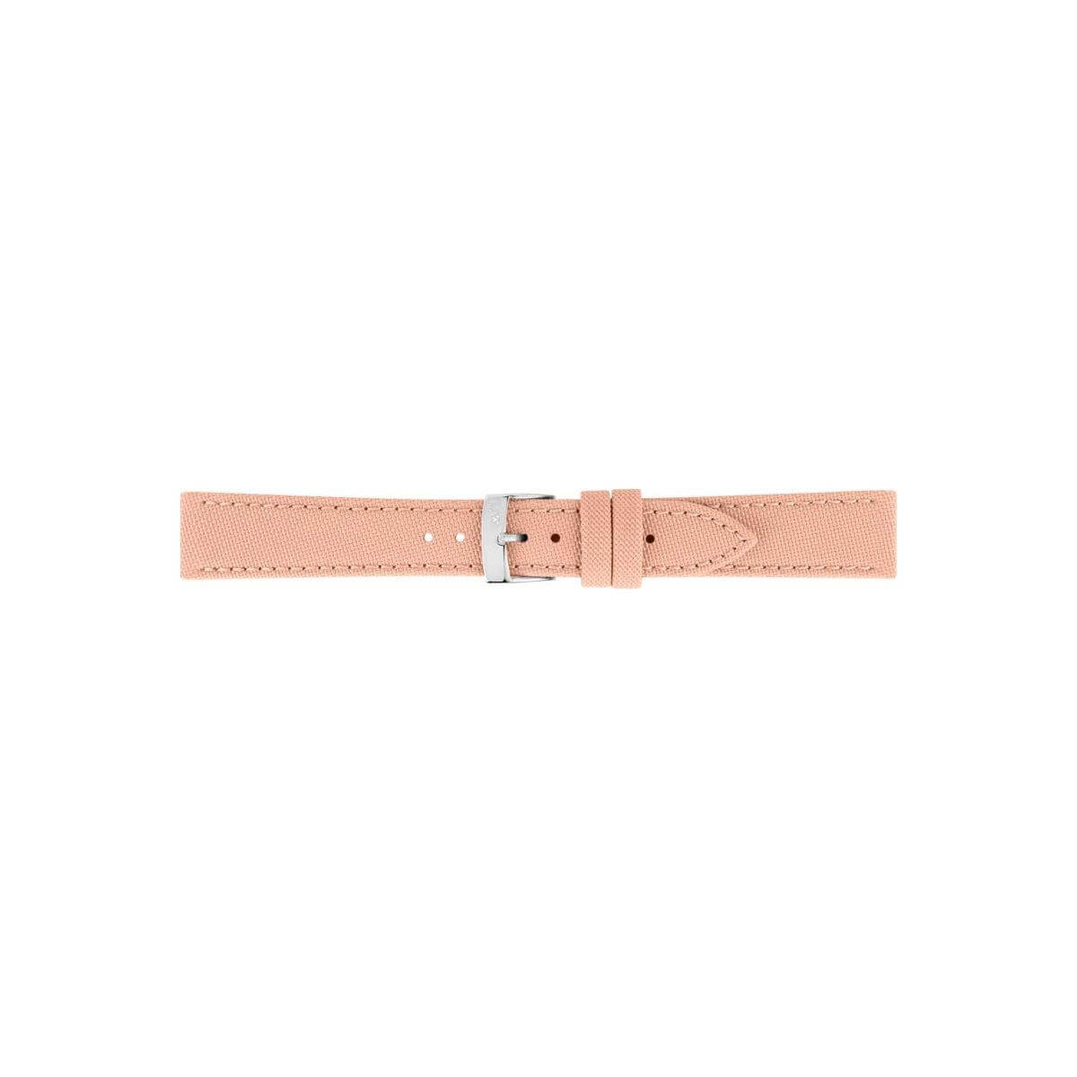 MORELLATO leather watch strap in beige, model A01X5446D25087CR16, made in Italy, featuring a silver buckle.