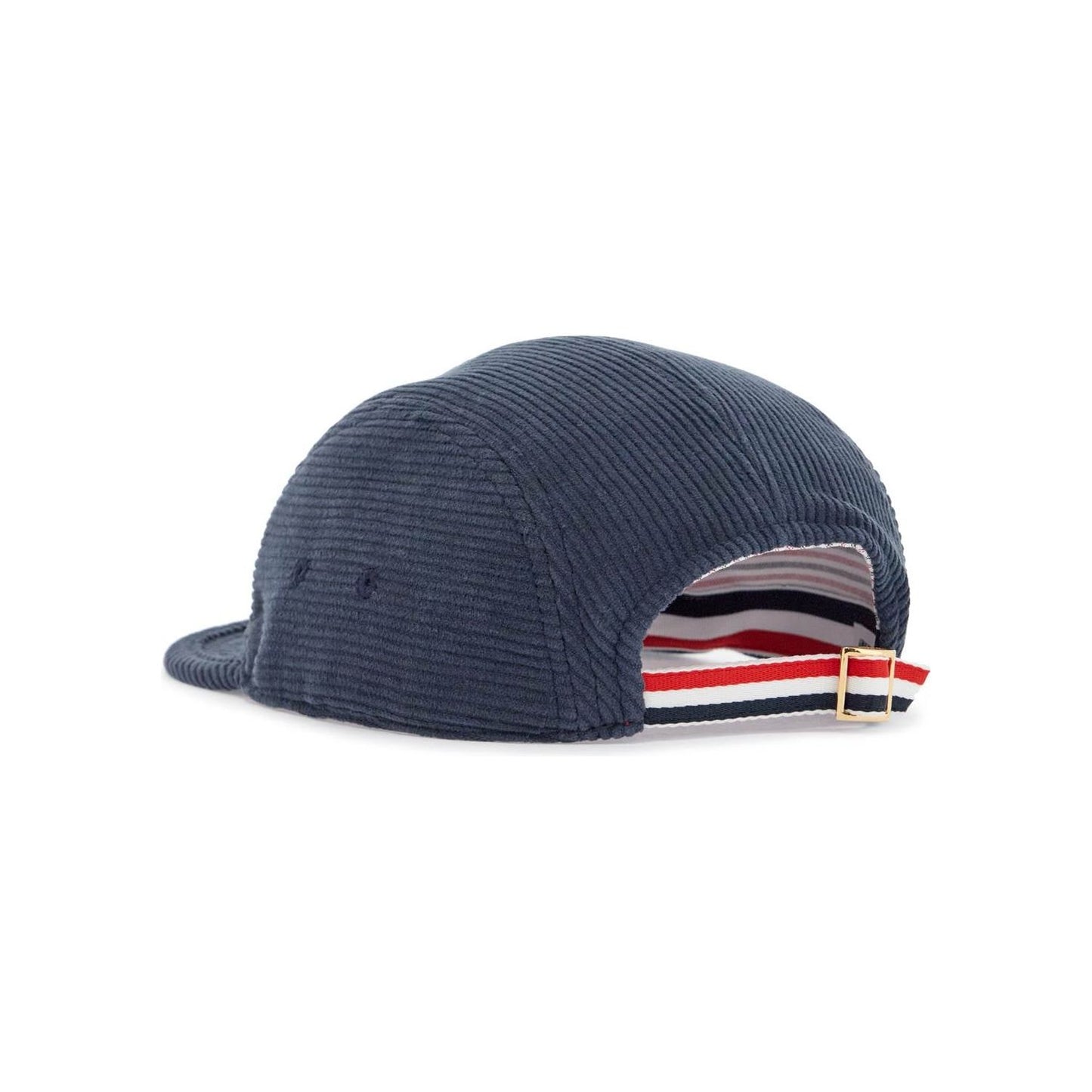 Thom Browne velvet baseball cap with seven