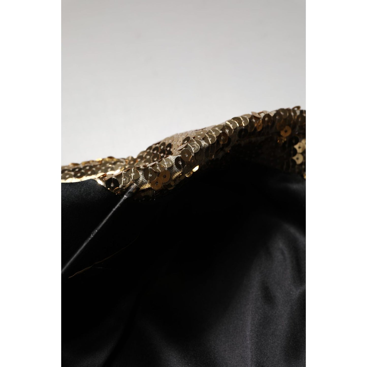 Dolce & Gabbana Gold Sequined Double Breasted Jacket Blazer