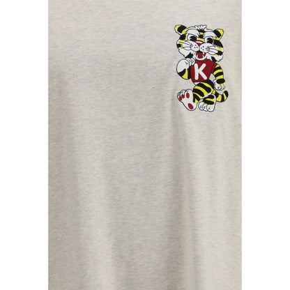 Kenzo Gray Cotton Sportswear 1728,72470364320,Clothing,Gray,Kenzo,L,M,Men,New with tags,S,Sportswear - Clothing,T-Shirts - Clothing,T-Shirts - Sportswear - Clothing,XL