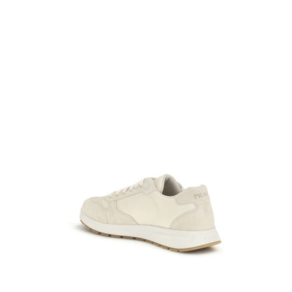 Prada Beige Nylon Low Top Sneakers 1728,72470364320,Beige,EU43/US10,EU44/US11,Low Tops - Sneakers - Shoes,Men,New with tags,Prada,Shoes,Sneakers - Shoes