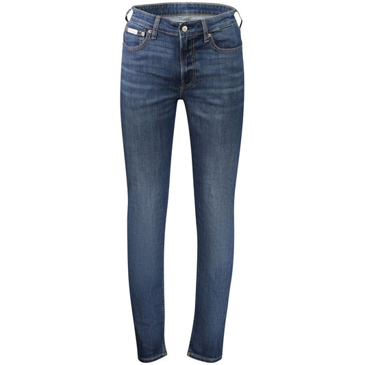 Calvin Klein Blu Cotton Men's Jeans 1728,67403481248,Blue,Calvin Klein,Clothing,Jeans Denim - Clothing,Men,New with tags,Slim Fit Jeans - Jeans Denim - Clothing,W28 | L32,W29 | L32,W30 | L32,W31 | L32,W32 | L32,W33 | L32