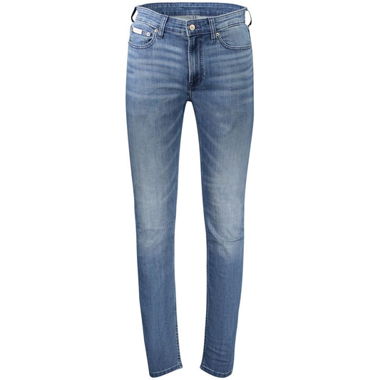 Calvin Klein Blu Cotton Men's Slim-Taper Jean 1728,67403481248,Blue,Calvin Klein,Clothing,Jeans Denim - Clothing,Men,New with tags,Slim Fit Jeans - Jeans Denim - Clothing,W28 | L32,W29 | L32,W30 | L32,W31 | L32,W32 | L32,W33 | L32,W34 | L32