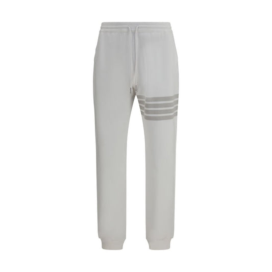 Thom Browne White Cotton Joggers (Workout Pants) 1,1728,2,3,4,72470364320,Clothing,Joggers (workout pants) - Sportswear - Clothing,Men,New with tags,Sportswear - Clothing,Thom Browne,White