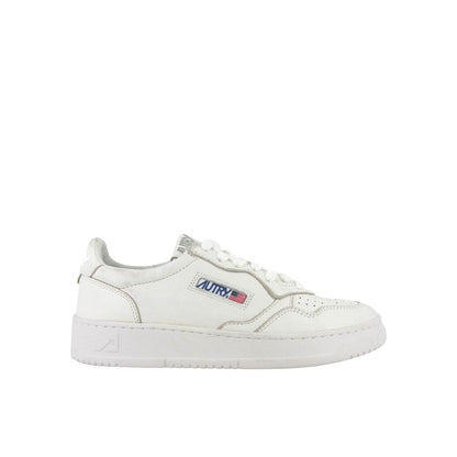 Autry White Leather Athletic Sneakers 1728,75611013280,Athletic - Sneakers - Shoes,Autry,EU38/US8,EU41/US11,New with tags,Shoes,Sneakers - Shoes,White,Women