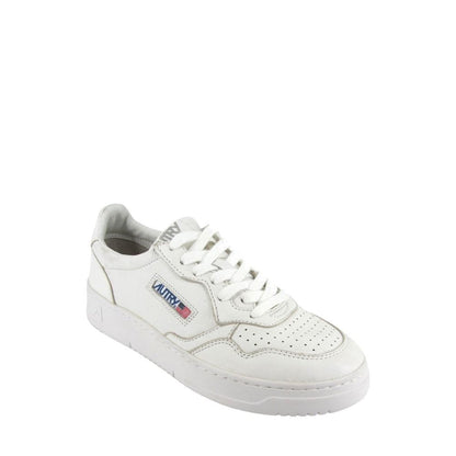 Autry White Leather Athletic Sneakers 1728,75611013280,Athletic - Sneakers - Shoes,Autry,EU38/US8,EU41/US11,New with tags,Shoes,Sneakers - Shoes,White,Women