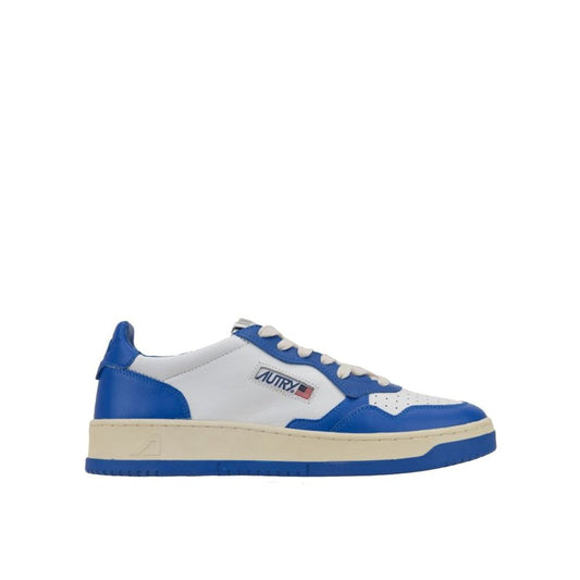 Autry Blue Leather Low Top Sneakers 1728,75611013280,Autry,Blue,EU35/US5,EU36/US6,EU37/US7,EU38/US8,EU40/US10,EU41/US11,Low Tops - Sneakers - Shoes,New with tags,Shoes,Sneakers - Shoes,Women