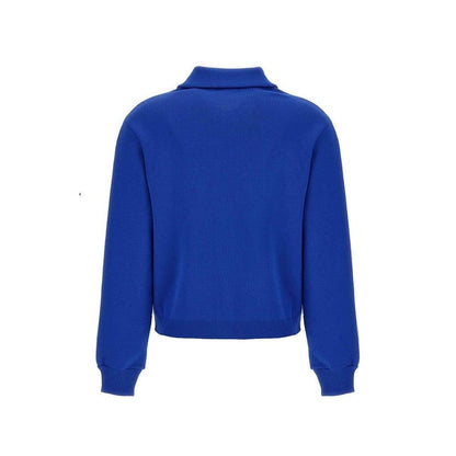 Autry Blue Nylon Cardigan 1728,75611013280,Autry,Blue,Cardigans - Sweaters - Clothing,Clothing,L,M,New with tags,S,Sweaters - Clothing,Women,XL