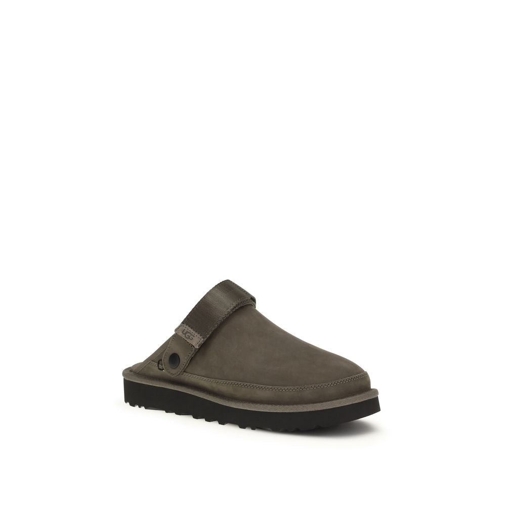 UGG Brown Calf Leather Bos Taurus Mules 1728,72470364320,Brown,EU42/US9,EU43/US10,EU44/US11,EU45/US12,EU46/US13,Flats - Shoes,Men,Mules - Flats - Shoes,New with tags,Shoes,UGG