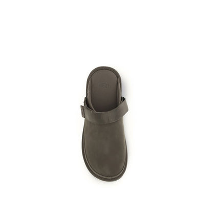 UGG Brown Calf Leather Bos Taurus Mules 1728,72470364320,Brown,EU42/US9,EU43/US10,EU44/US11,EU45/US12,EU46/US13,Flats - Shoes,Men,Mules - Flats - Shoes,New with tags,Shoes,UGG