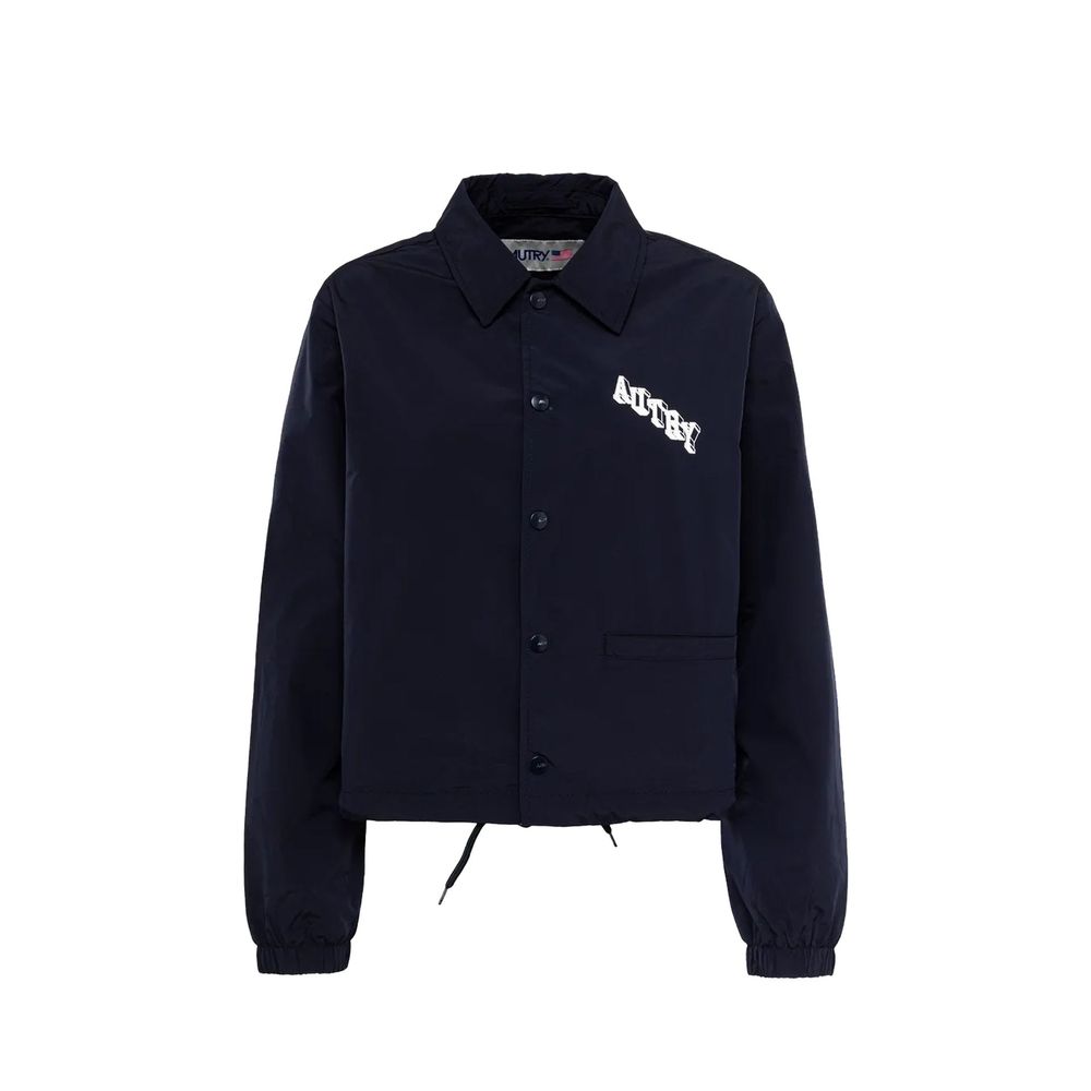 Autry Blue Polyester Shell Jacket 1728,75611013280,Autry,Blue,Clothing,Jackets & Coats - Clothing,M,New with tags,Shell Jackets - Jackets & Coats - Clothing,Women
