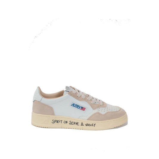 Autry White Goatskin Low Top Sneakers 1728,75611013280,Autry,EU38/US8,Low Tops - Sneakers - Shoes,New with tags,Shoes,Sneakers - Shoes,White,Women