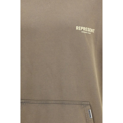 Represent Brown Cotton Sweatshirt 1728,72470364320,Brown,Clothing,L,Men,New with tags,Represent,S,Sweaters - Clothing,Sweatshirts - Sweaters - Clothing,XL