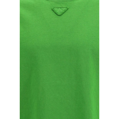 Prada Bicolor Cotton T-Shirt 1728,72470364320,Bicolor,Clothing,L,Men,New with tags,Prada,T-Shirts - Clothing,XL
