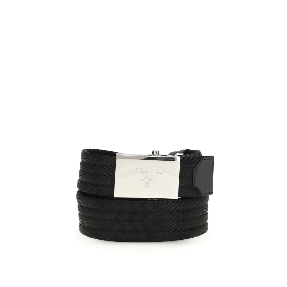 Prada Black Polyester Thin Belt 100 cm / 40 Inches,110 cm / 44 Inches,1728,72470364320,85 cm / 34 Inches,90 cm / 36 Inches,Accessories,Belts - Accessories,Black,Men,New with tags,Prada,Thin Belts - Belts - Accessories
