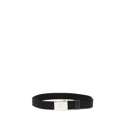 Prada Black Polyester Thin Belt 100 cm / 40 Inches,110 cm / 44 Inches,1728,72470364320,85 cm / 34 Inches,90 cm / 36 Inches,Accessories,Belts - Accessories,Black,Men,New with tags,Prada,Thin Belts - Belts - Accessories