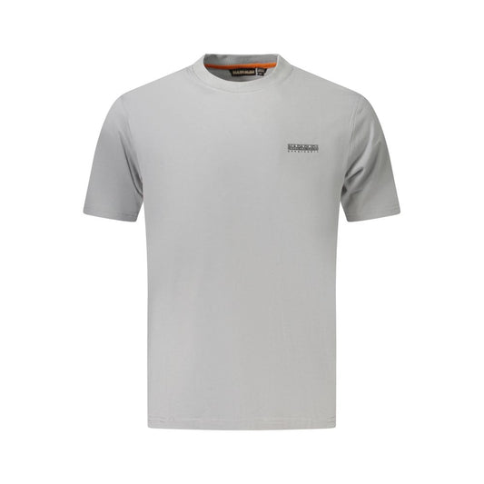 Napapijri Gray Cotton T-Shirt