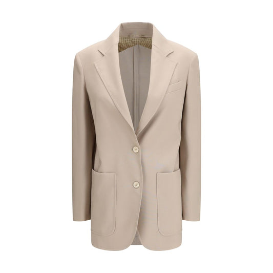 Max Mara Beige Wool Blazer