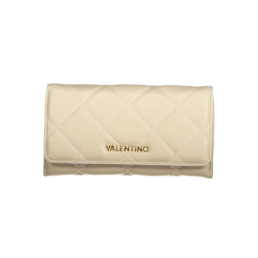 Valentino Beige Polyurethane Women's Wallet