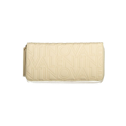 Valentino Beige Polyurethane Women's Wallet