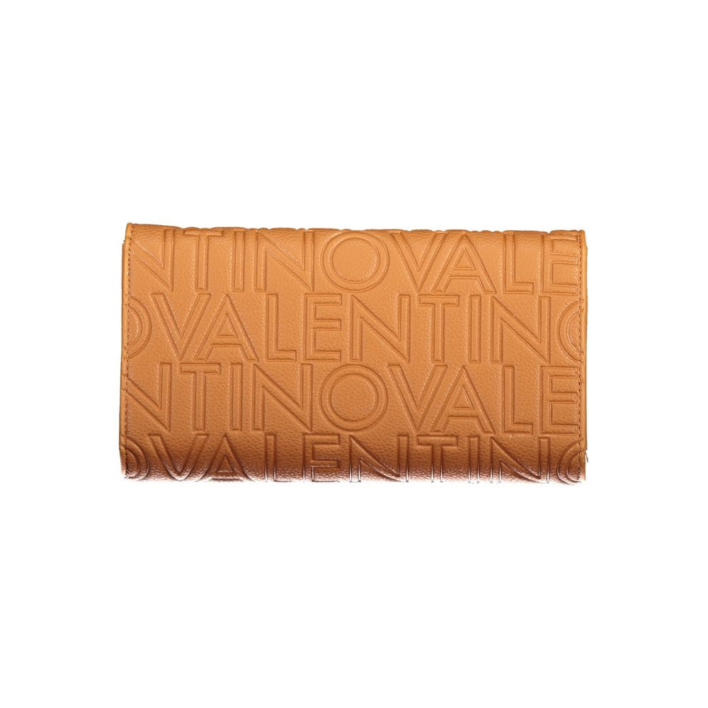 Mario Valentino Brown Polyurethane Womens Wallet