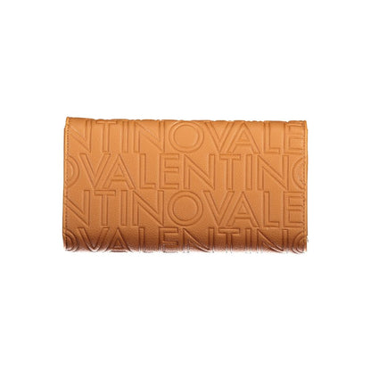 Mario Valentino Brown Polyurethane Womens Wallet