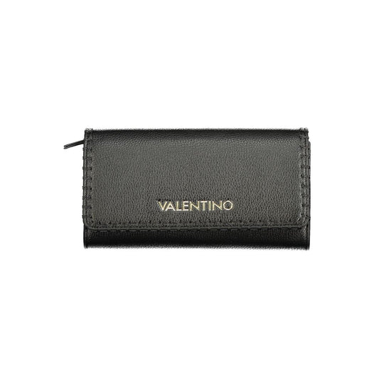 Mario Valentino Black Polyurethane Women's Wallet