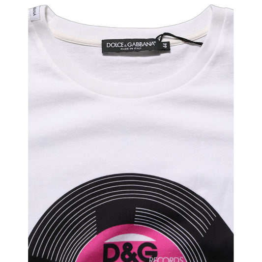 Dolce & Gabbana White D&G WE LOVE JAPAN Print Cotton T-shirt