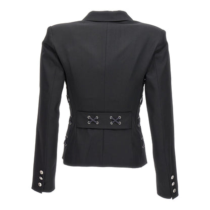 Alessandra Rich Black Wool Blazer