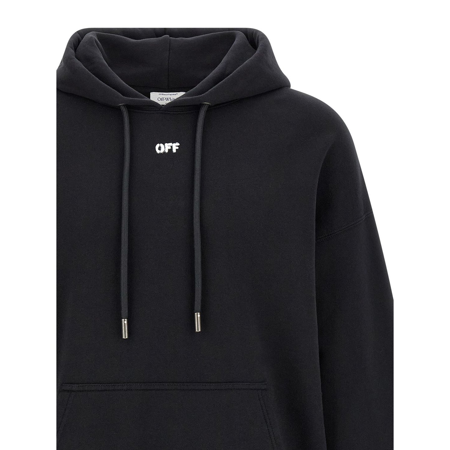 Off-White Black Cotton Sweatshirt