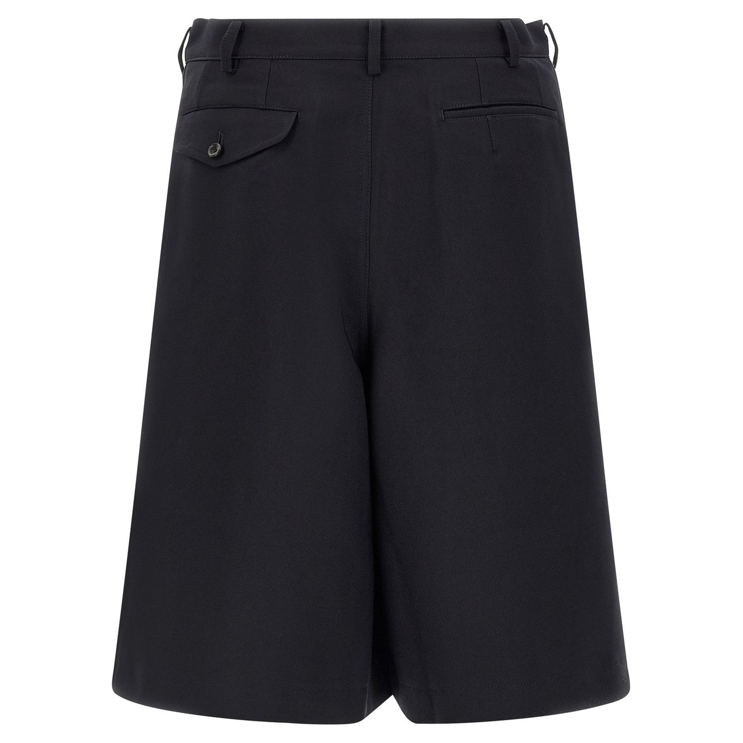 Comme Des Garçons Blue Polyester Bermuda Shorts