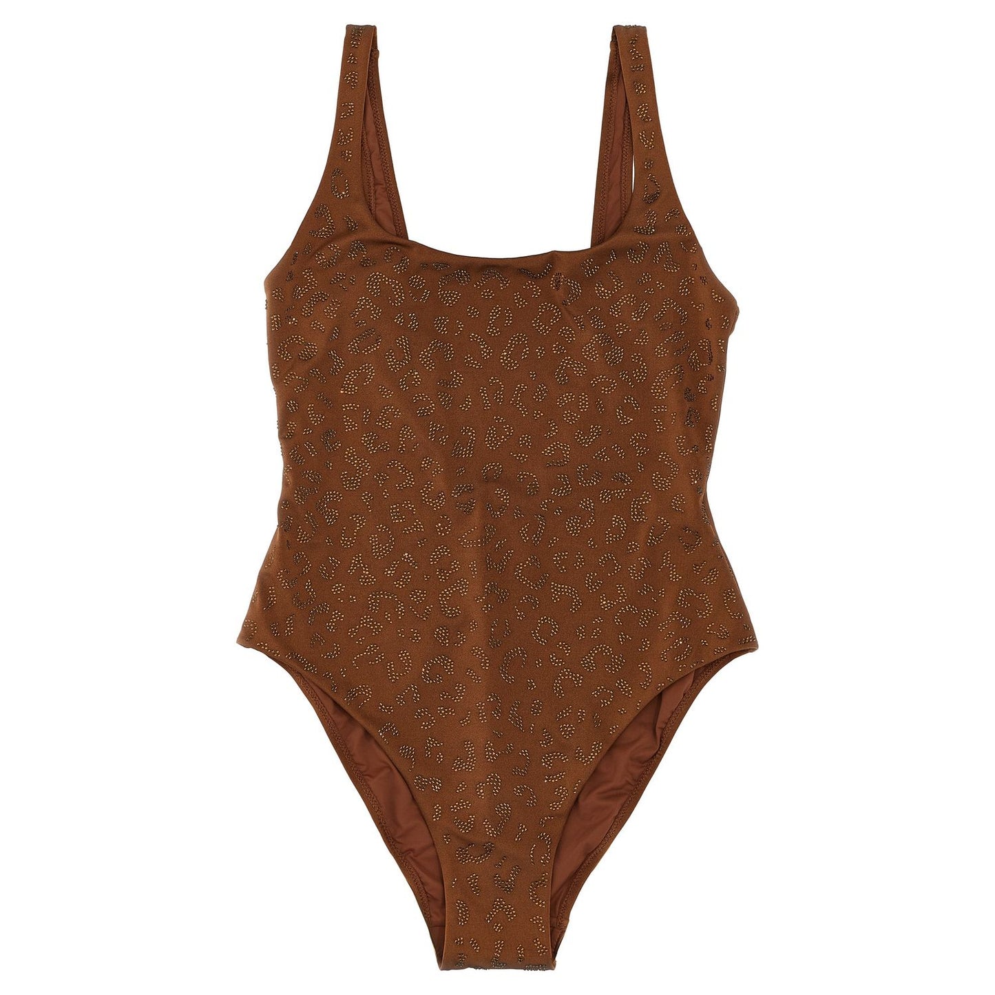 MC2 Saint Barth Brown Polyester One-Piece Swimsuit