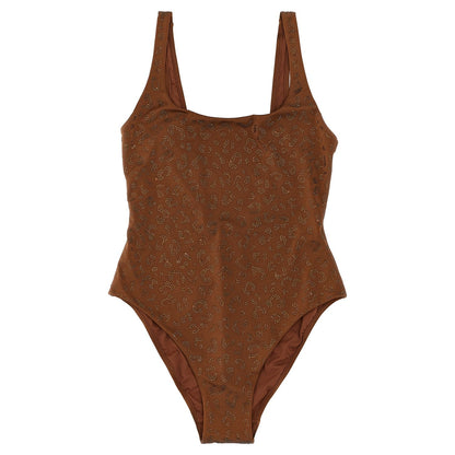 MC2 Saint Barth Brown Polyester One-Piece Swimsuit