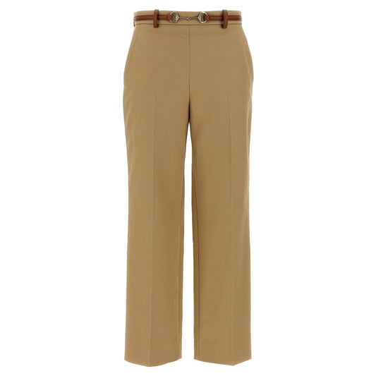 Gucci Beige Cotton Casual Pants