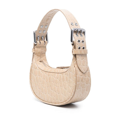 By Far Pre By Far mini Soho crocodile-embossed shoulder bag