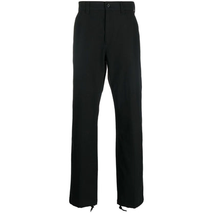 Alexander McQueen drawstring-hem Cotton Trousers