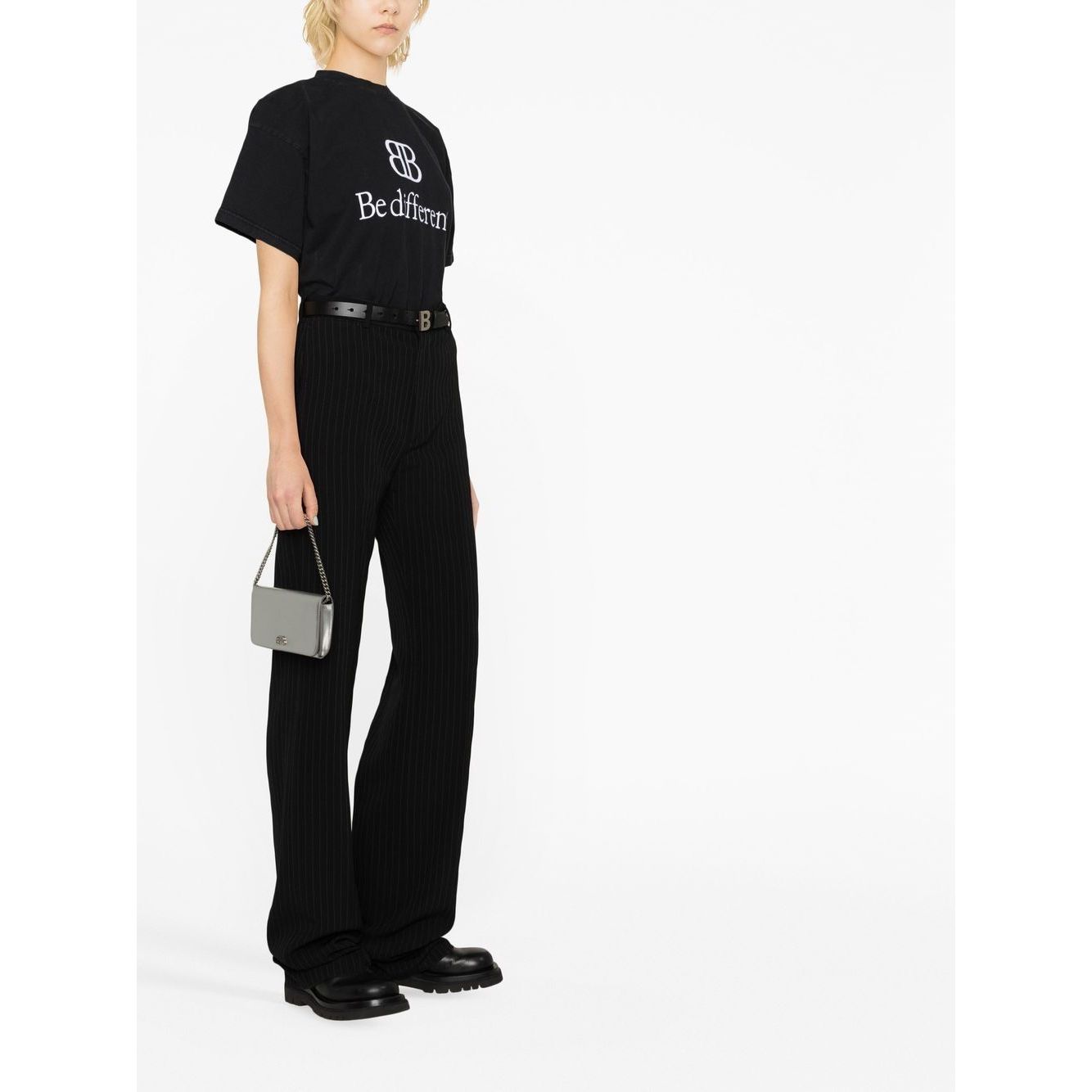 Balenciaga pinstripe straight-leg trousers