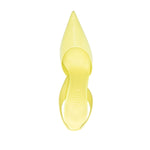 3JUIN With Heel Yellow Medium Heel