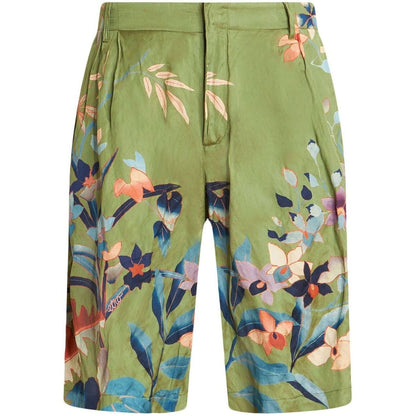 Etro Shorts Green