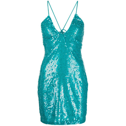 Parosh Dresses Clear Blue