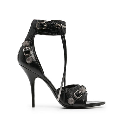 Balenciaga Cagole 110mm leather sandals