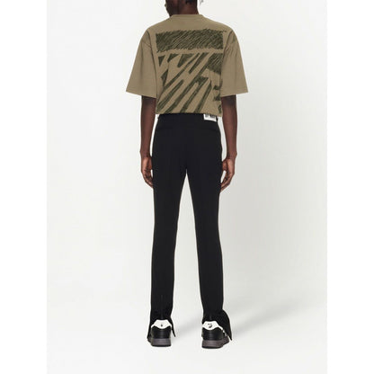 Off White Wool skinny trousers Trousers