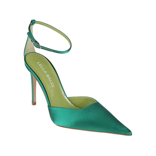 Lella Baldi With Heel Green 524T24763117VERDE