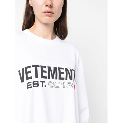 Vetements T-shirts and Polos White Topwear