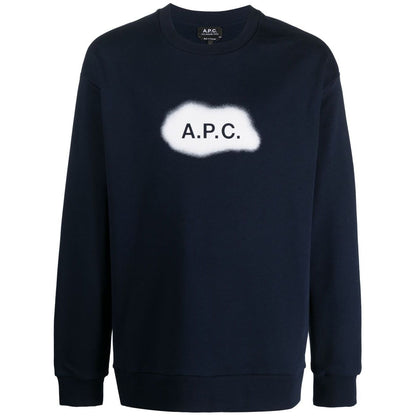 A.P.C. Sweaters Blue Topwear