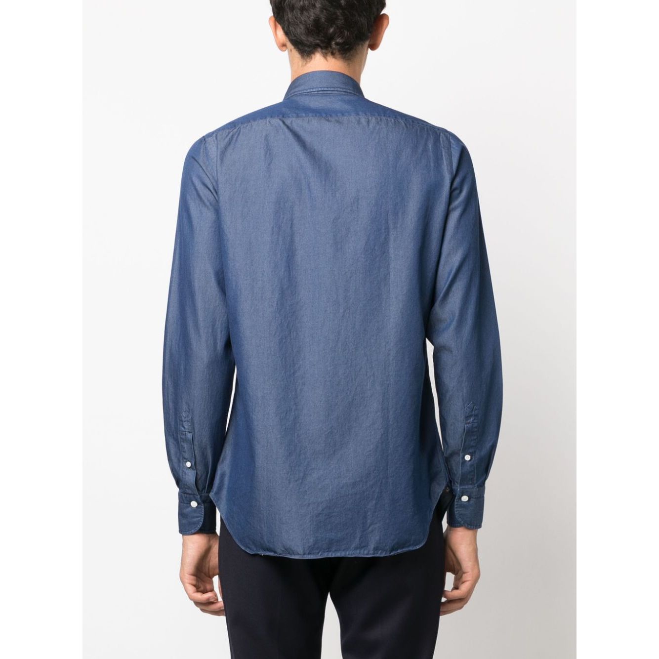 FINAMORE 1925 NAPOLI Shirts Blue