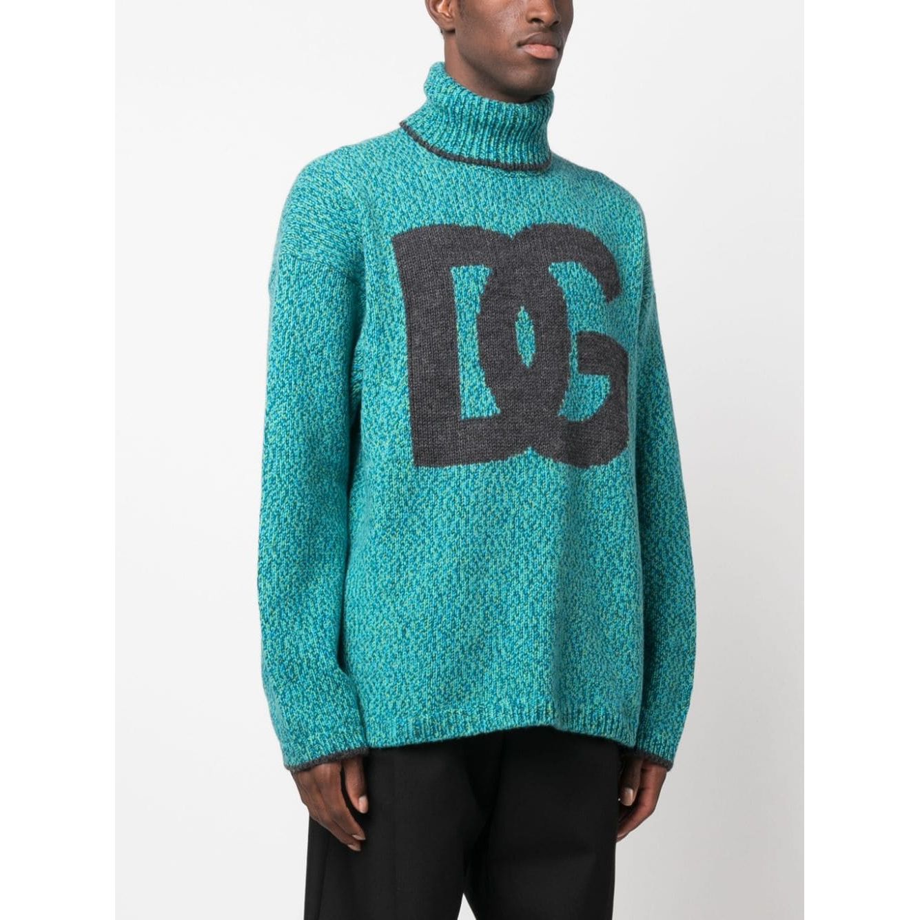 Dolce & Gabbana intarsia-knit logo jumper