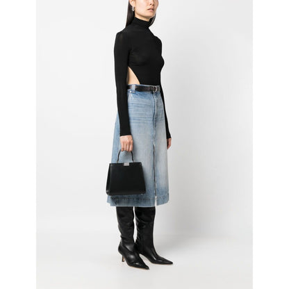 Armarium logo-plaque leather tote bag